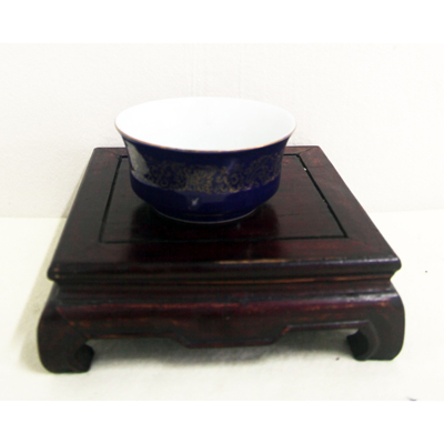 雍正 祭兰描金龙纹碗